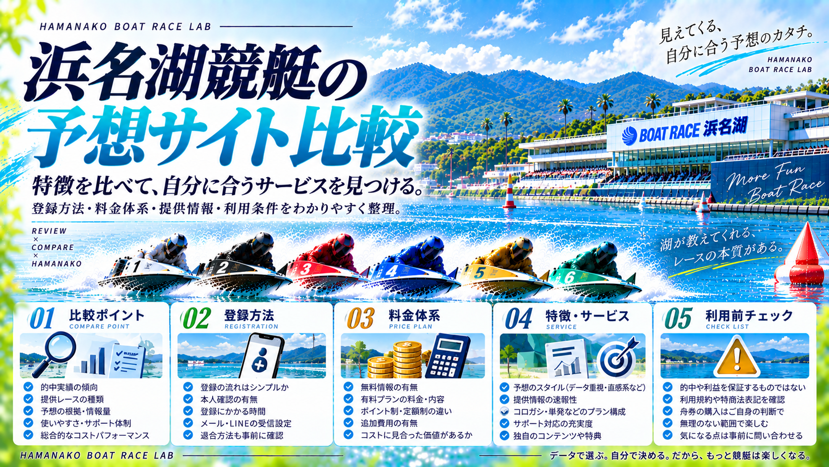 浜名湖競艇の予想サイト比較の画像
